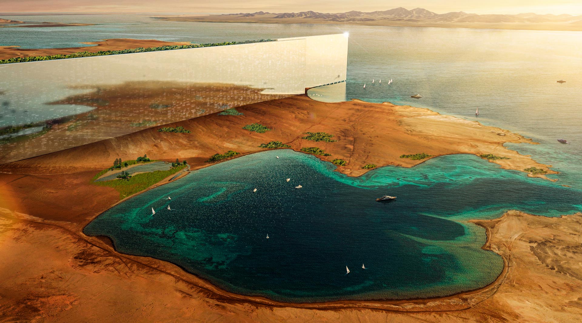 The LINE, one of sub-projects under NEOM, the $500 billion USD Saudi's giga project.